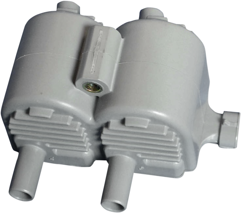 DRAG SPECIALTIES Replacement Dual-Fire Ignition Coil - 12 Volt - Gray