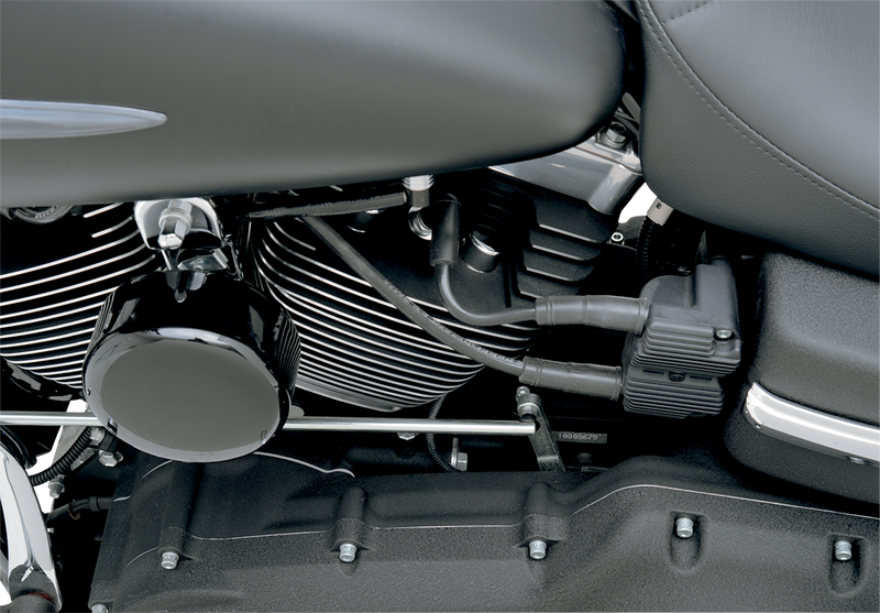 DRAG SPECIALTIES Replacement 8.8 mm Spark Plug Wires Set - Black - '99-'17 FXD