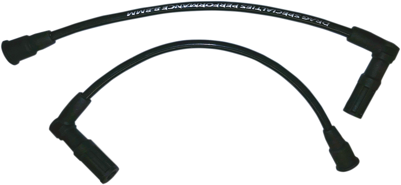 DRAG SPECIALTIES Replacement 8.8 mm Spark Plug Wires Set - Black - Victory