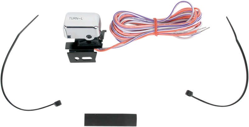 DRAG SPECIALTIES Replacement Left-Side Turn Signal Switch Kit - Chrome