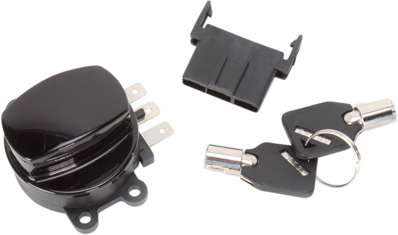 DRAG SPECIALTIES Replacement Side Hinge Ignition Switch - Gloss Black