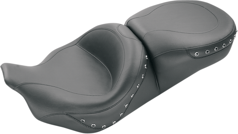 MUSTANG One-Piece 2-Up Ultra Tour Seat - Black Studs - Touring '08-'21