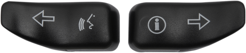 DRAG SPECIALTIES Turn Signal Switch Extension Caps - Black