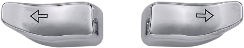 DRAG SPECIALTIES Turn Signal Switch Extension Caps - Chrome