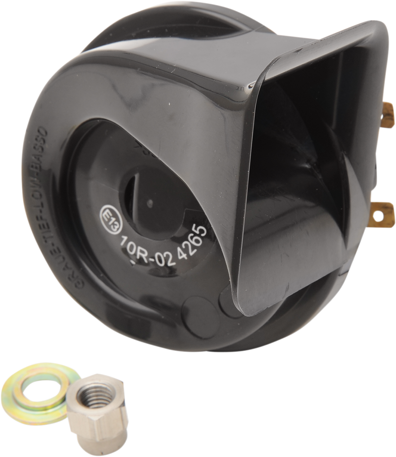 DRAG SPECIALTIES OEM Reproduction 110 db Output Horn - 12 V - Black