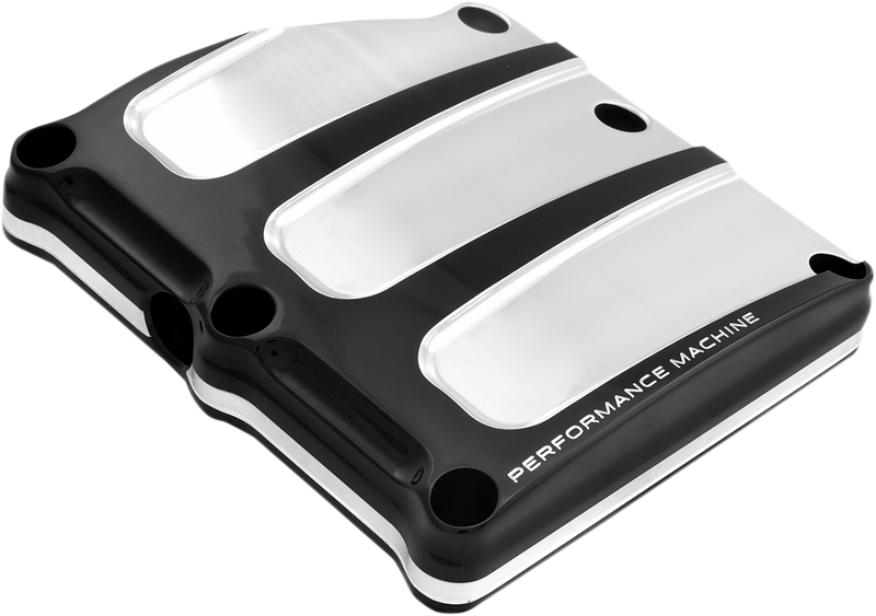 PERFORMANCE MACHINE (PM) Transmission Cover - Platinum Cut* - Scallop