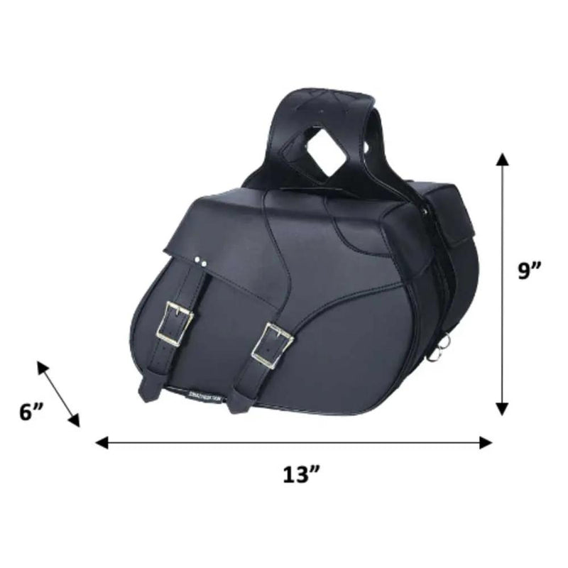 13" x 9" x 6  PVC Saddle Bag