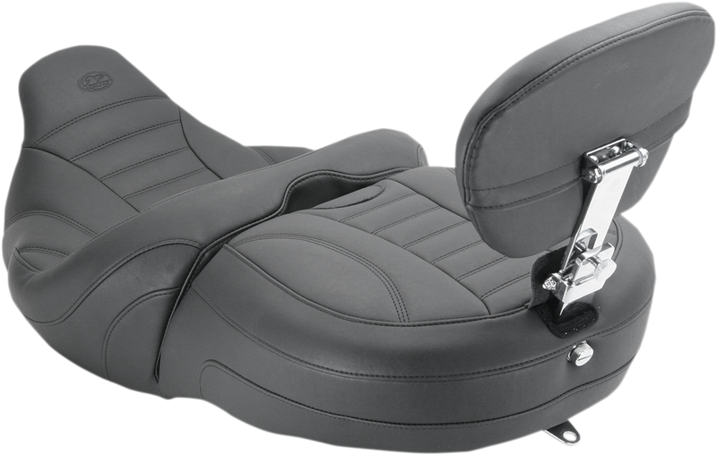 MUSTANG One-Piece Vintage 2-Up Touring Seat - with Backrest - FLRT / FLTRT '15-'25