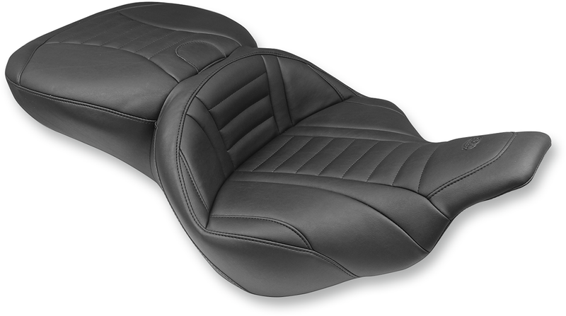 MUSTANG Super Touring Deluxe  One-Piece 2-Up Seat - FL '97-'07