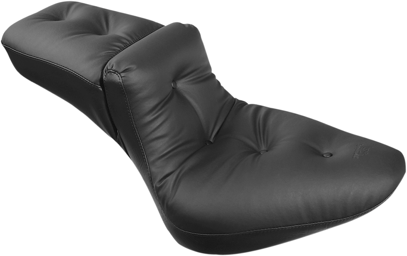 MUSTANG Extra-Wide Regal Duke Pillow One-Piece 2-Up Seat - Softail '00-'07