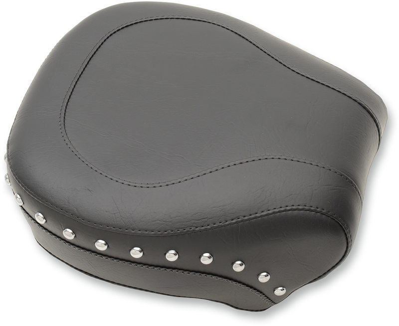 MUSTANG Wide Rear Seat - Chrome Studs - Black - FL/FX '00-'06