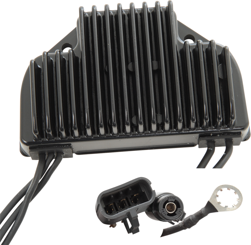 DRAG SPECIALTIES Replacement Solid-State Voltage Regulator - Black - V-Rod '02-'07