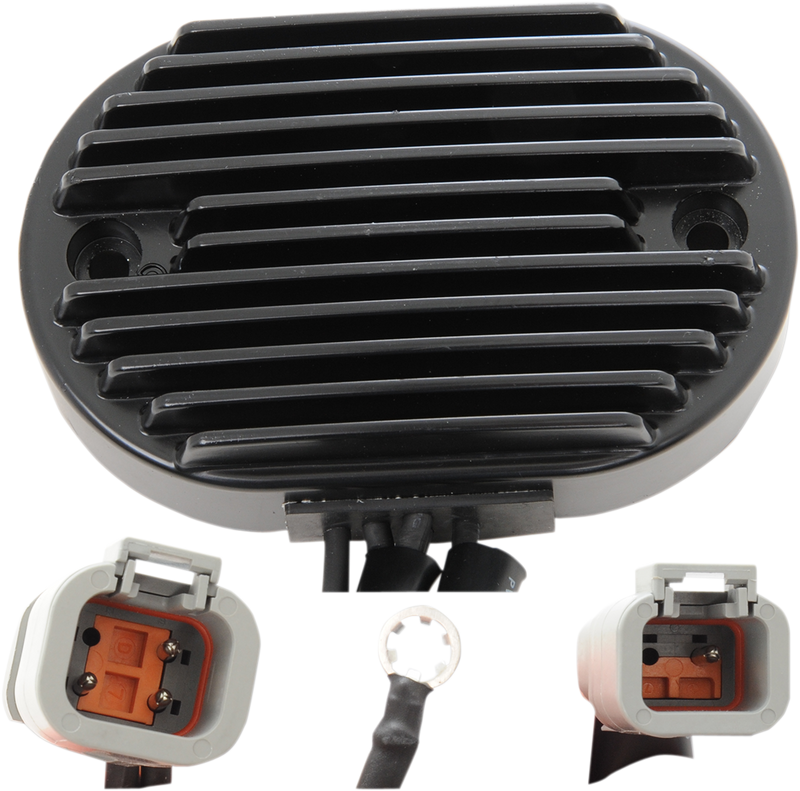 DRAG SPECIALTIES Premium Voltage Regulator - FX/FLST '07 - Black