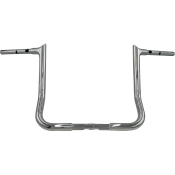 FAT BAGGERS INC. 1-1/4" EZ Install Pointed Top Handlebar - 14" - Chrome