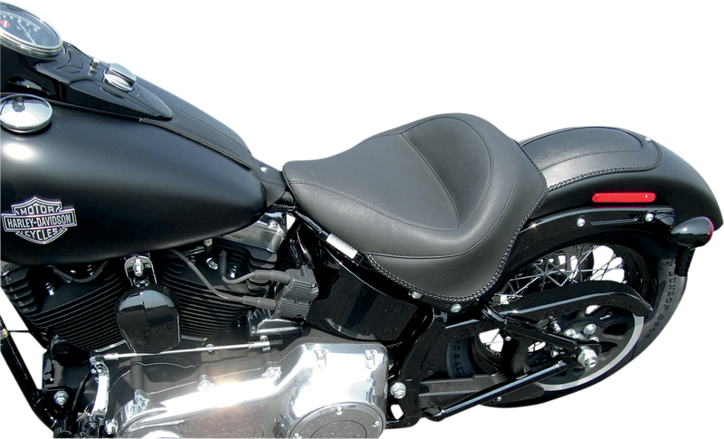 MUSTANG Wide Vintage Solo Touring Seat - Softail '11-'17
