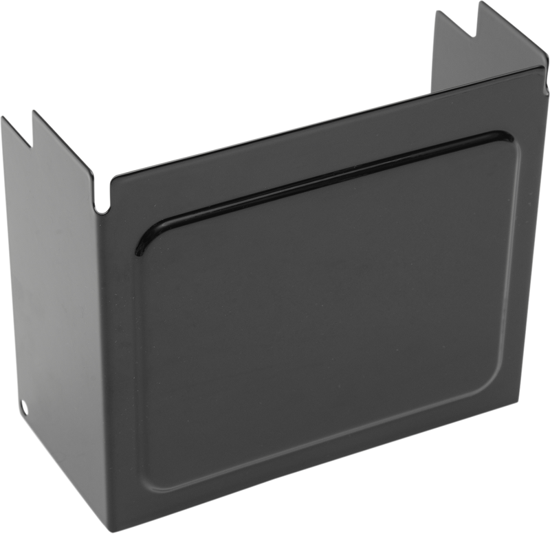 DRAG SPECIALTIES Replacement Raised Conventional Battery Cover - Black