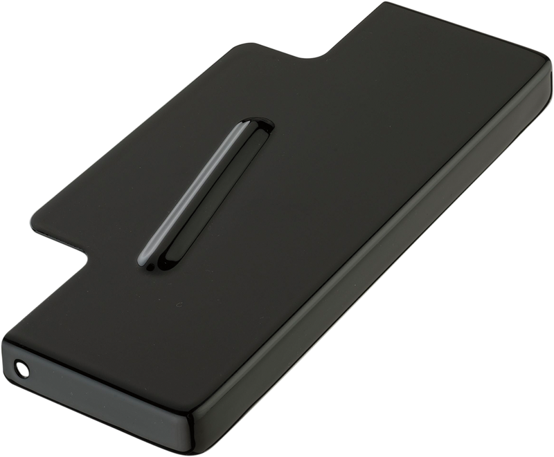 DRAG SPECIALTIES Replacement Battery Top Cover - Black - '97-'05 FXD