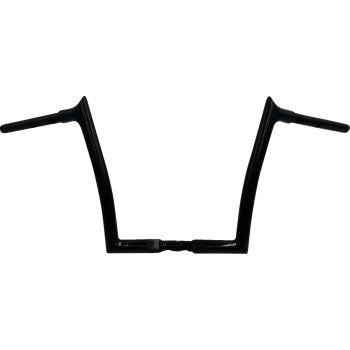 FAT BAGGERS INC. 1-1/4" EZ Install Pointed Top Handlebar - 12" - Black