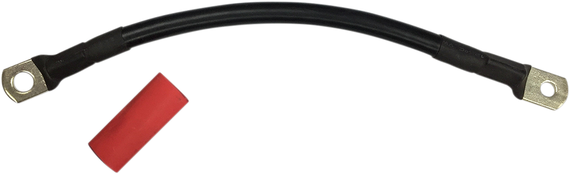 DRAG SPECIALTIES Universal Battery Cable with Optional Shrink Tube - 4 AWG - 9"
