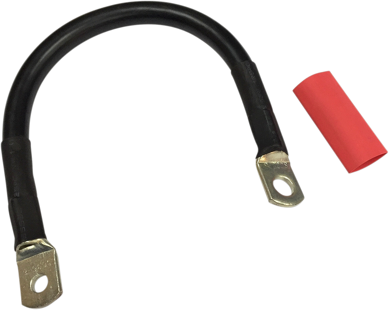 DRAG SPECIALTIES Universal Battery Cable with Optional Shrink Tube - 4 AWG - 10"