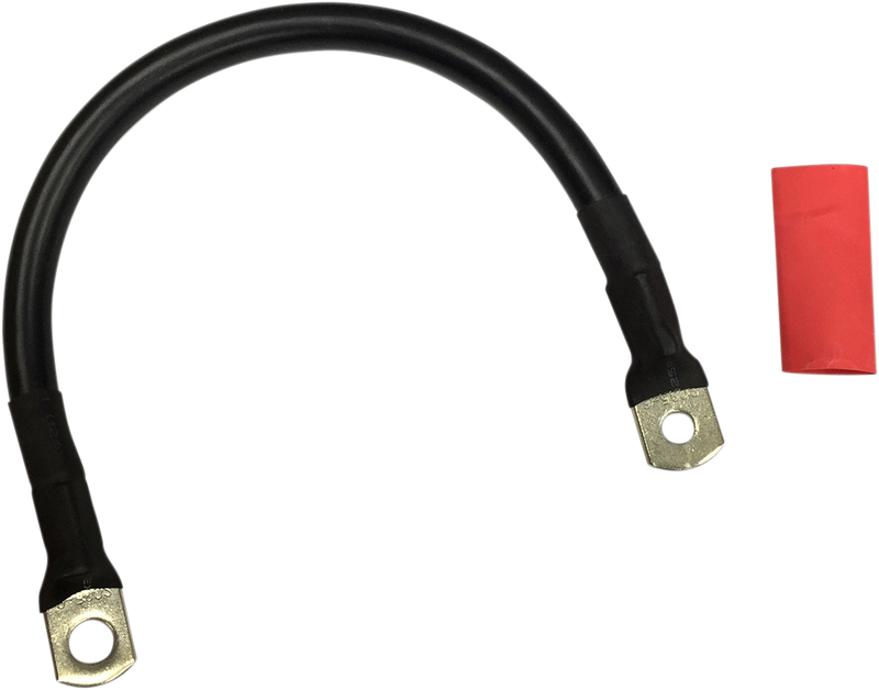 DRAG SPECIALTIES Universal Battery Cable with Optional Shrink Tube - 4 AWG - 11"