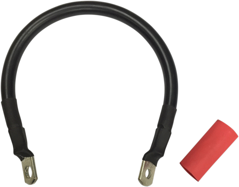 DRAG SPECIALTIES Universal Battery Cable with Optional Shrink Tube - 4 AWG - 12"