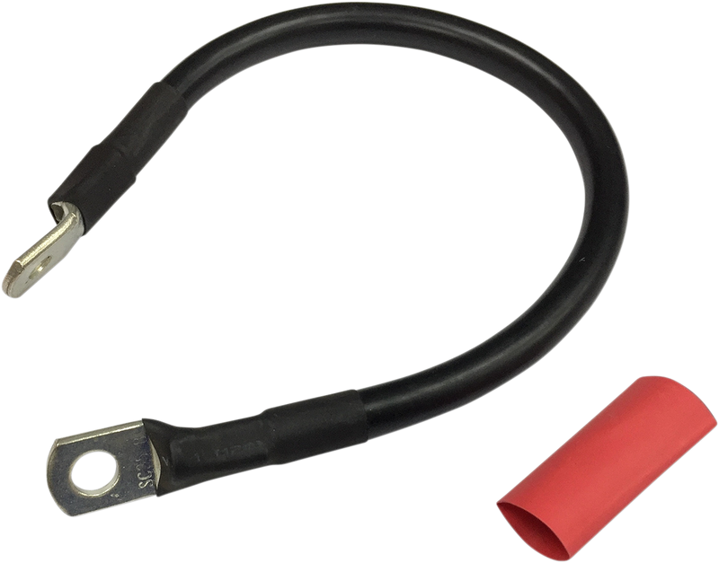 DRAG SPECIALTIES Universal Battery Cable with Optional Shrink Tube - 4 AWG - 13"