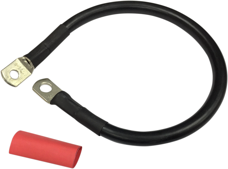 DRAG SPECIALTIES Universal Battery Cable with Optional Shrink Tube - 4 AWG - 15"