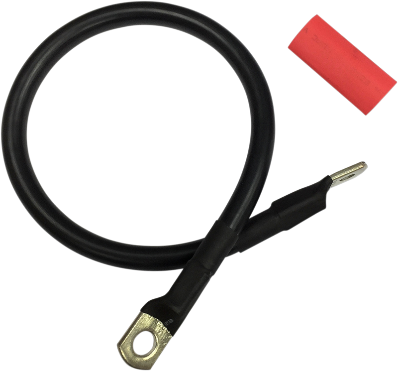 DRAG SPECIALTIES Universal Battery Cable with Optional Shrink Tube - 4 AWG - 16"