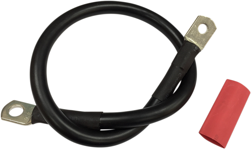 DRAG SPECIALTIES Universal Battery Cable with Optional Shrink Tube - 4 AWG - 18"