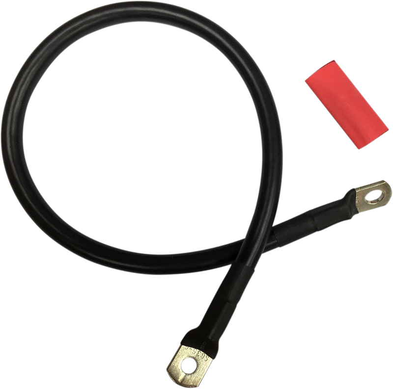 DRAG SPECIALTIES Universal Battery Cable with Optional Shrink Tube - 4 AWG - 20"