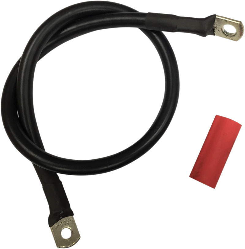 DRAG SPECIALTIES Universal Battery Cable with Optional Shrink Tube - 4 AWG - 22"