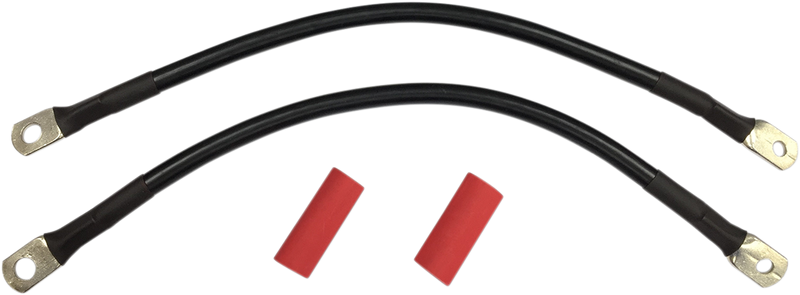 DRAG SPECIALTIES OEM Replacement Black Battery Cable Set - '04-'09 XL