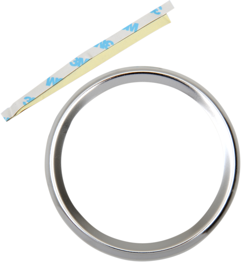 DRAG SPECIALTIES Instrument Gauge Bezel - Chrome - 3" Diameter