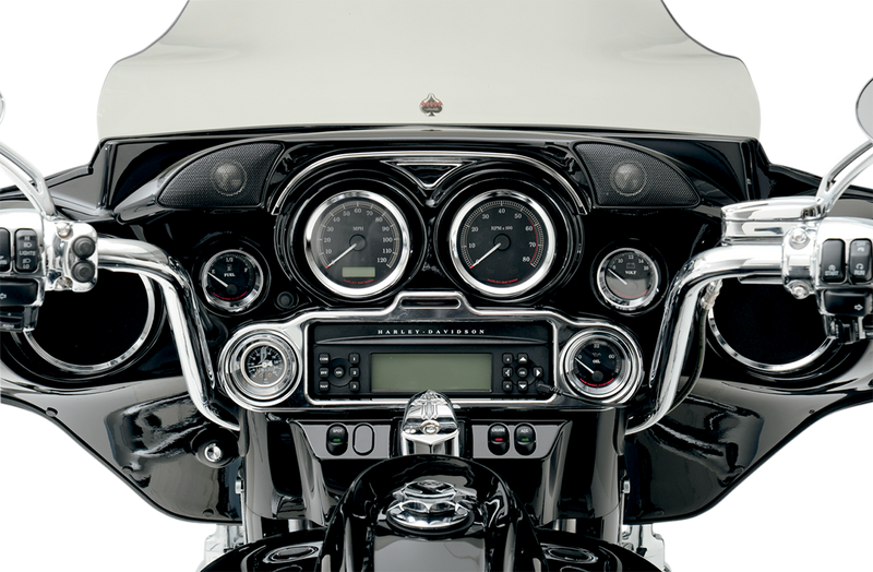 DRAG SPECIALTIES Speaker Bezel Set - Chrome