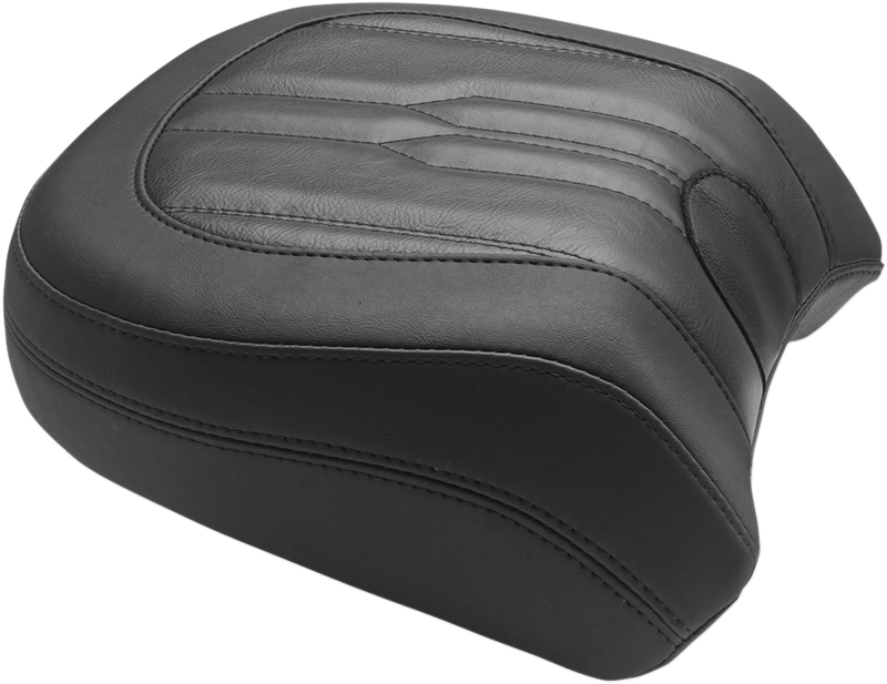 MUSTANG Touring Recessed Rear Seat - Dagger Stitch - Black- FL/FX '18-'21