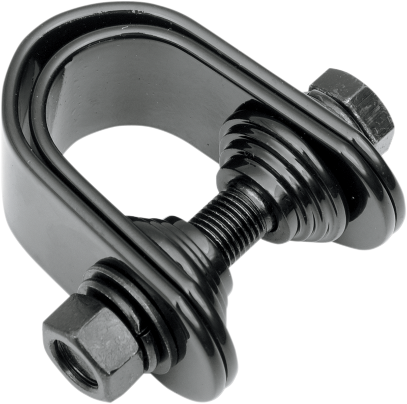 DRAG SPECIALTIES 1"/1.25" Tube Mini Speedometer/Tachometer Clamp - Gloss Black