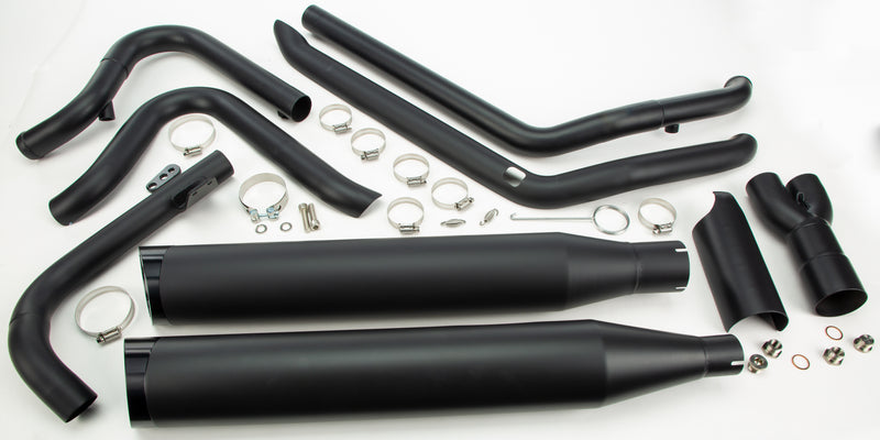 TBR Comp S 2in1 W/Ghost Black W/Black Slash End Cap - '17-'24 TOURING