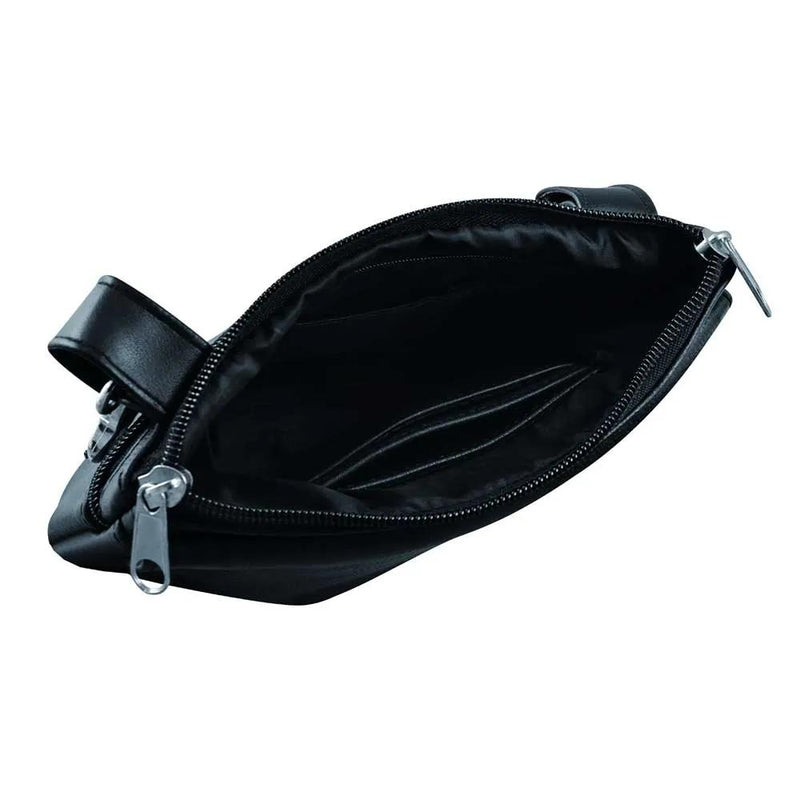 Cowhide Clip-On Hip Bag for Women