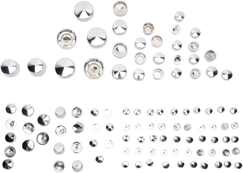 DRAG SPECIALTIES Deluxe Bolt Cover Kit - Chrome