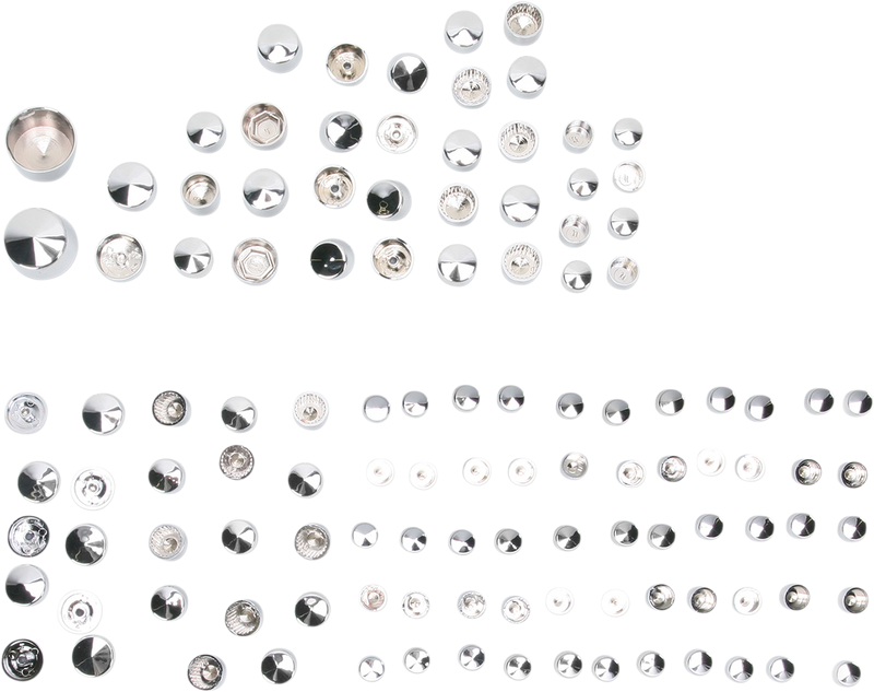 DRAG SPECIALTIES Deluxe Bolt Cover Kit - Chrome