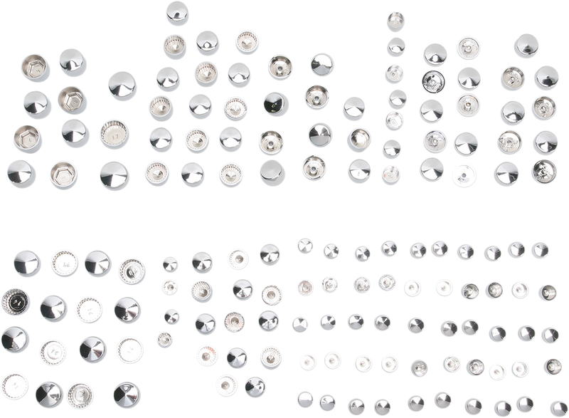 DRAG SPECIALTIES Deluxe Bolt Cover Kit - Chrome