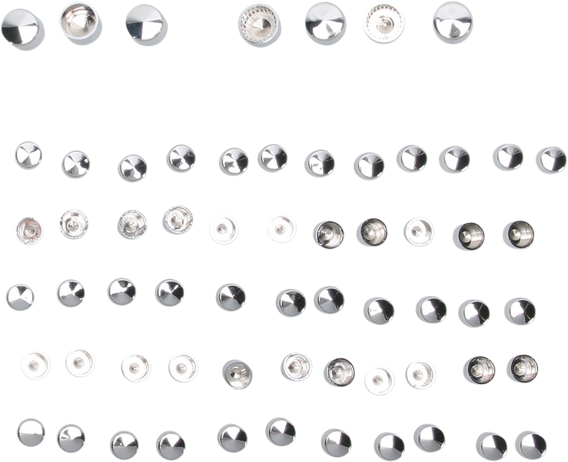 DRAG SPECIALTIES Engine Bolt Cover Kit - Chrome - XL