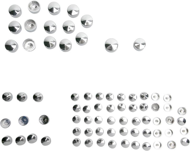 DRAG SPECIALTIES Bolt Cover Standard Kit - Chrome