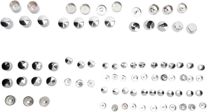 DRAG SPECIALTIES Bolt Cover Standard Kit - Chrome