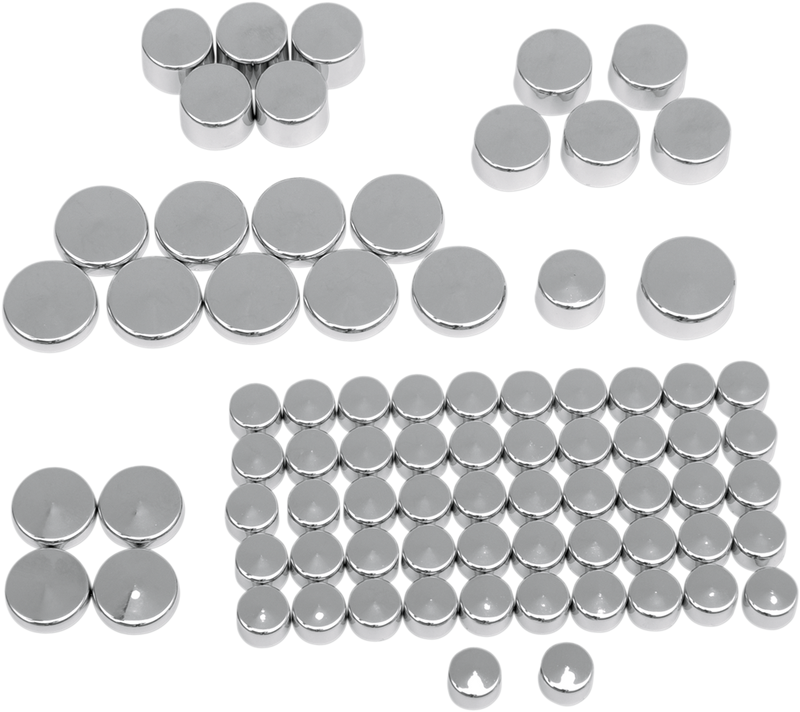 DRAG SPECIALTIES Bolt Cover Standard Kit - Chrome