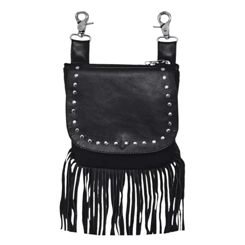 Women’s Cowhide Leather Clip on Bag