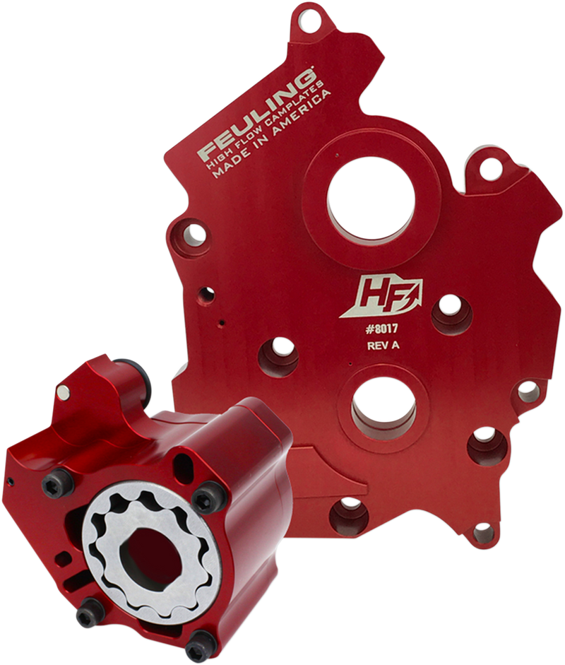FEULING OIL PUMP CORP. Race Series Oil Pump with Plate - Twin Cooled - M8