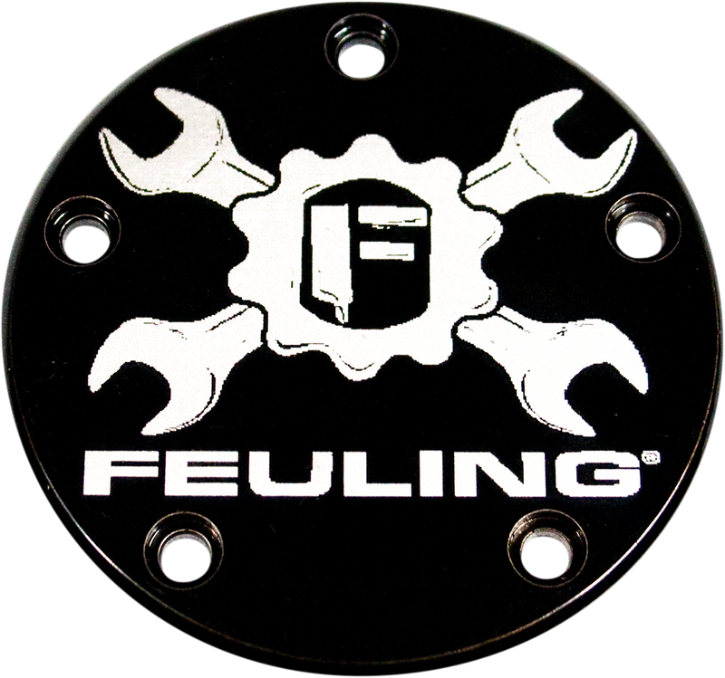 FEULING OIL PUMP CORP. Point Cover - 5 Hole - Black