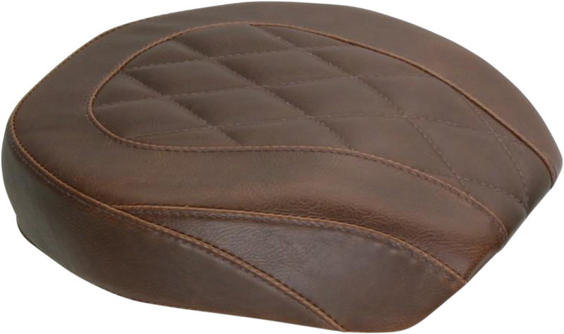 MUSTANG Wide Tripper™ Forward Passenger Seat - Diamond - Brown - Dyna '06-'17